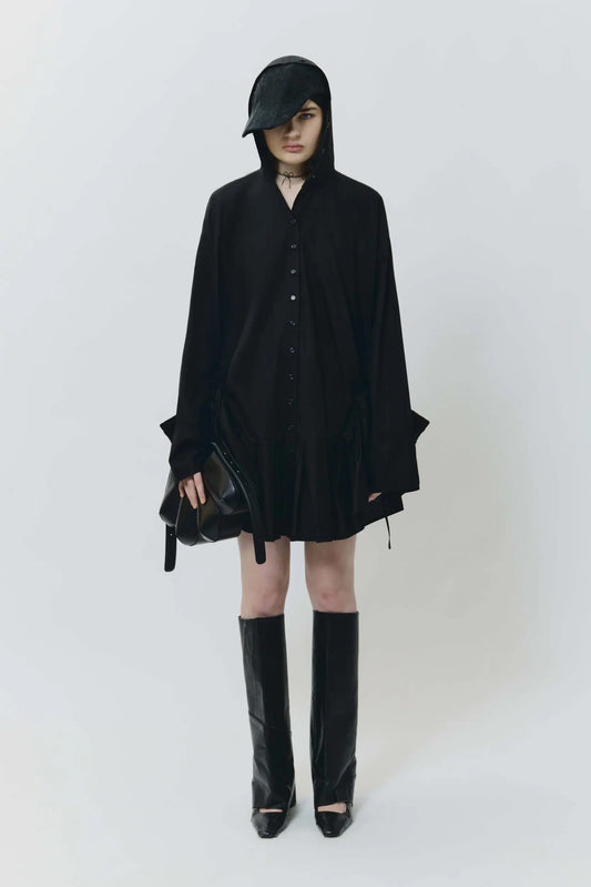 AVAVAV Ballerina Shirt Dress Black
