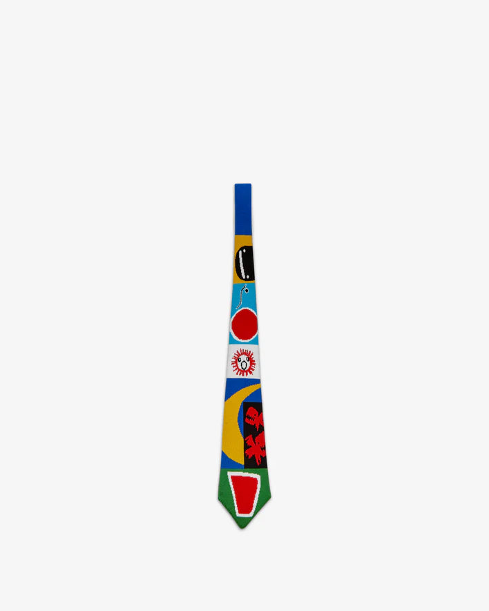 Charles Jeffrey LOVERBOY Flag Tie Multicolor