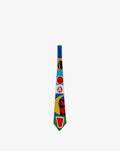 Charles Jeffrey LOVERBOY Flag Tie Multicolor