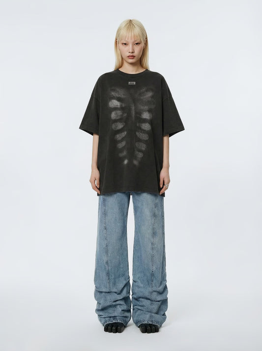 AVAVAV Printed T-Shirt X-Ray Black
