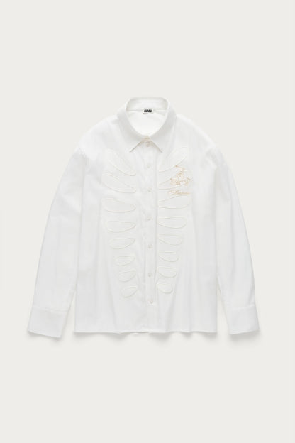 AVAVAV Cut-Out Shirt White