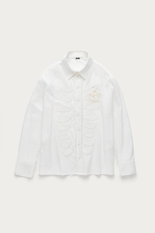 AVAVAV Cut-Out Shirt White