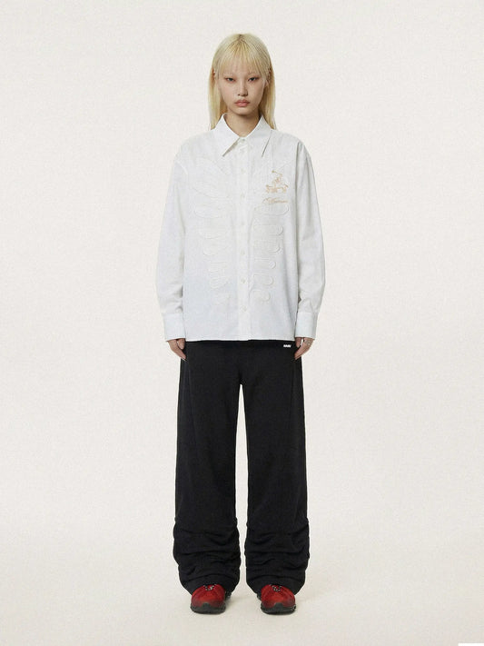 AVAVAV Cut-Out Shirt White