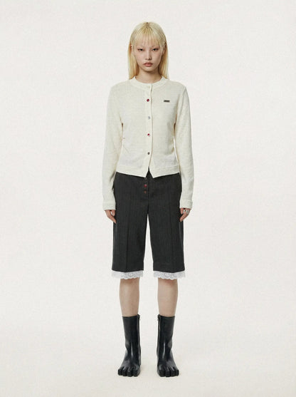 AVAVAV Suit Shorts With Buttons Black