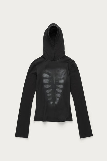 AVAVAV Hooded Top Printed X-Ray Black