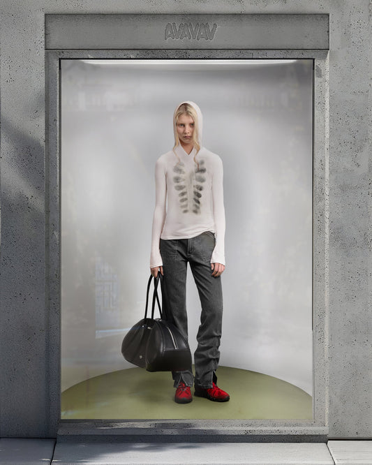 AVAVAV Hooded Top Printed X-Ray White