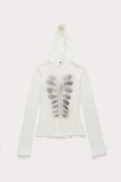 AVAVAV Hooded Top Printed X-Ray White