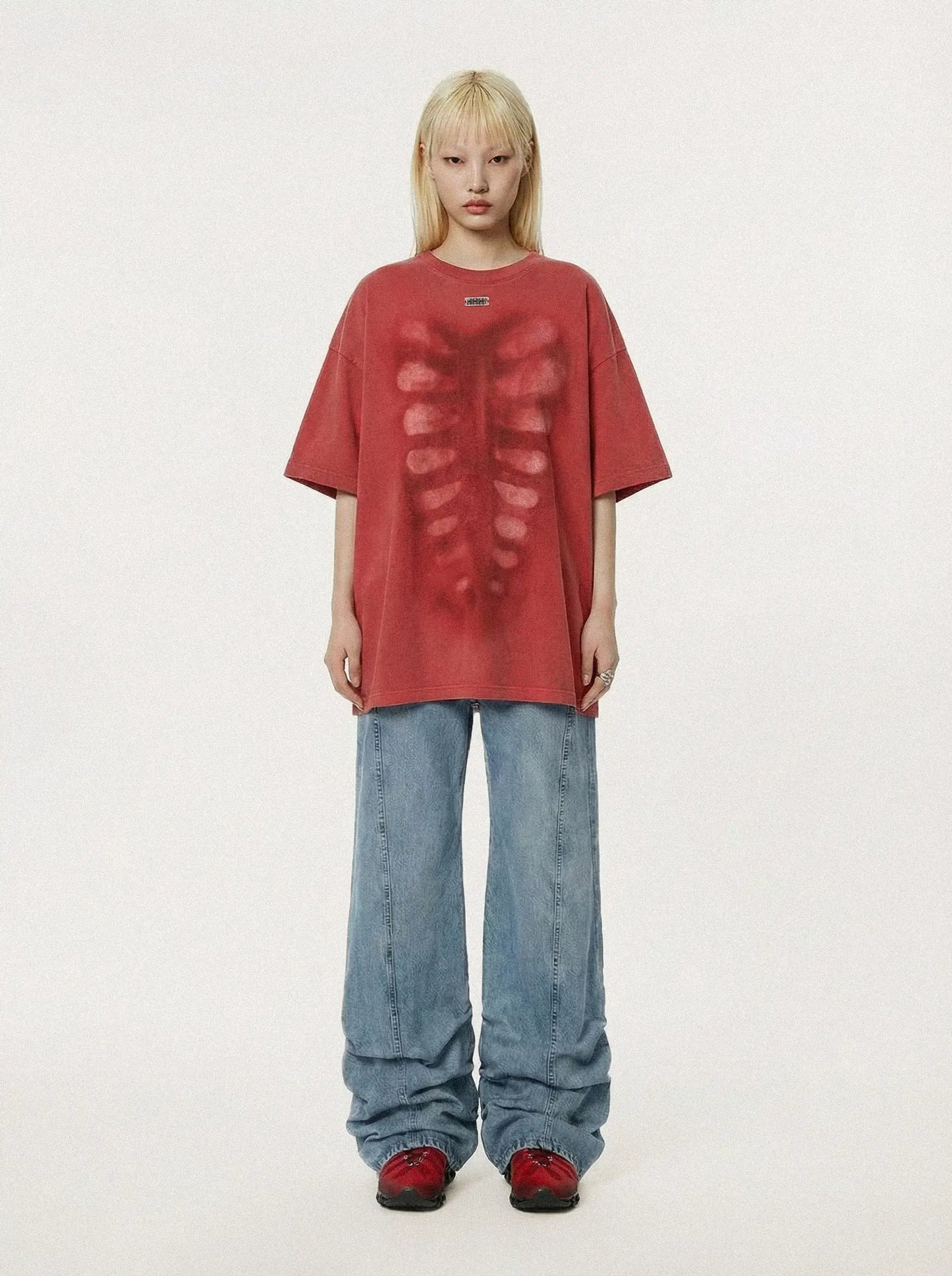 AVAVAV Printed T-Shirt X-Ray Red