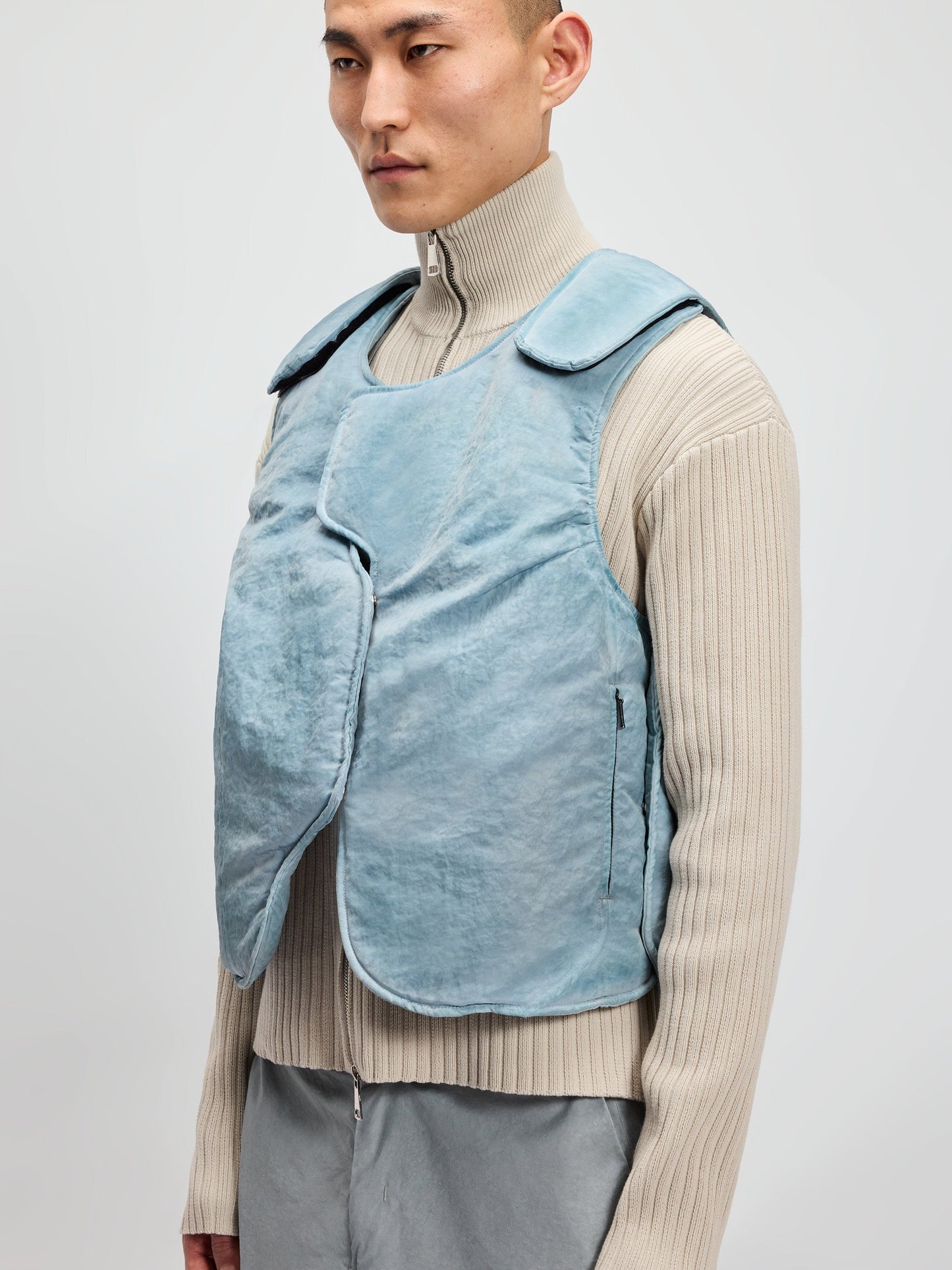 A Cold Wall Form Vest Light Blue