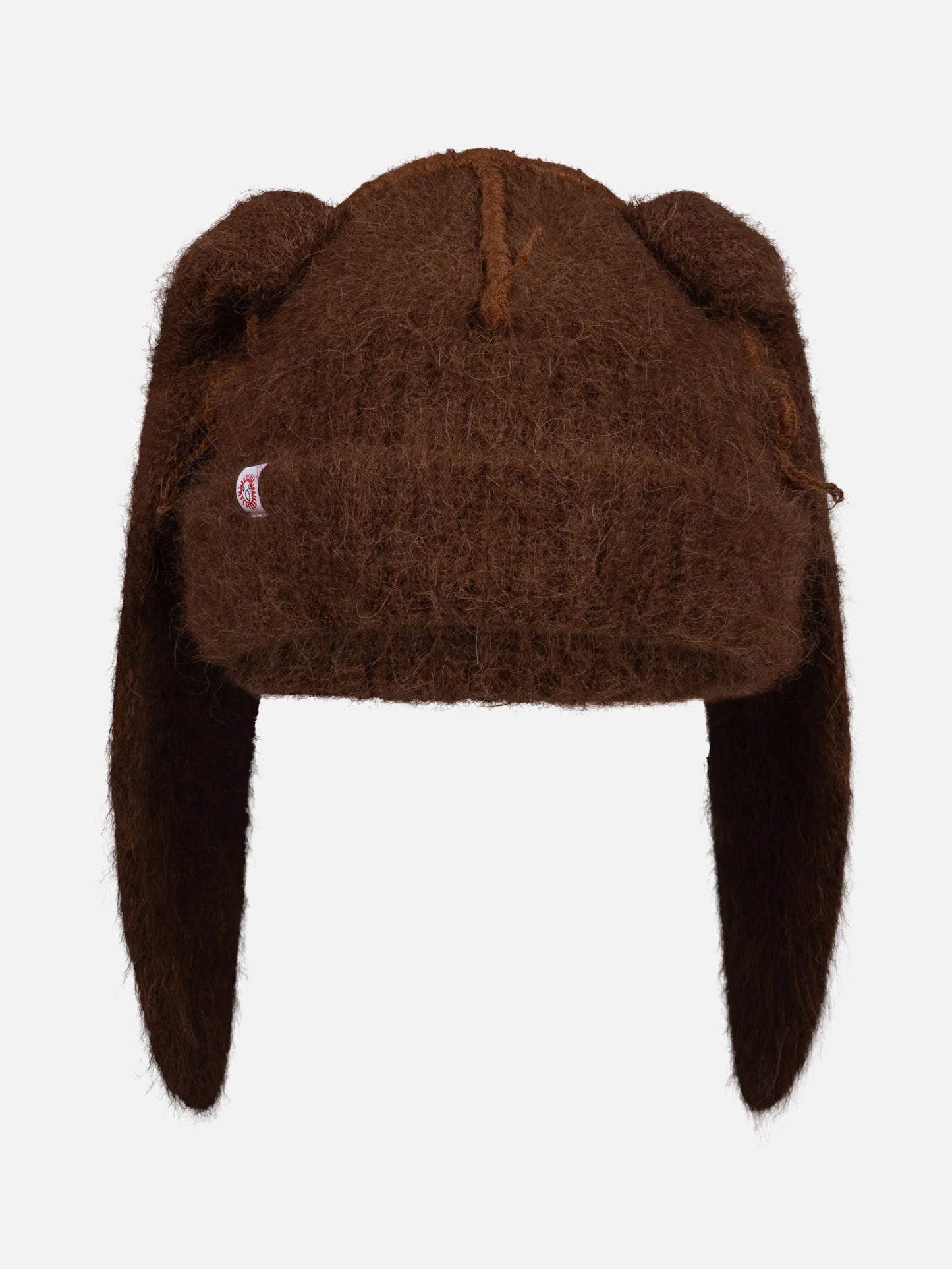Charles Jeffrey LOVERBOY Alpaca Chunky Rabbit Beanie Brown