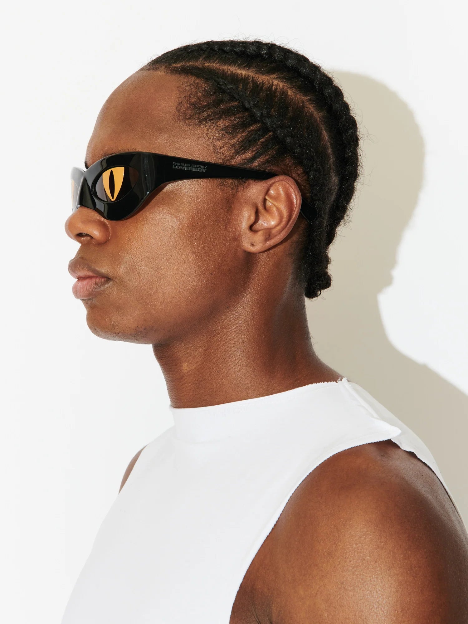 Charles Jeffrey LOVERBOY Neko Black Sunglasses – Groovin Store Charles Jeffrey LOVERBOY Neko Black Sunglasses – Groovin Store