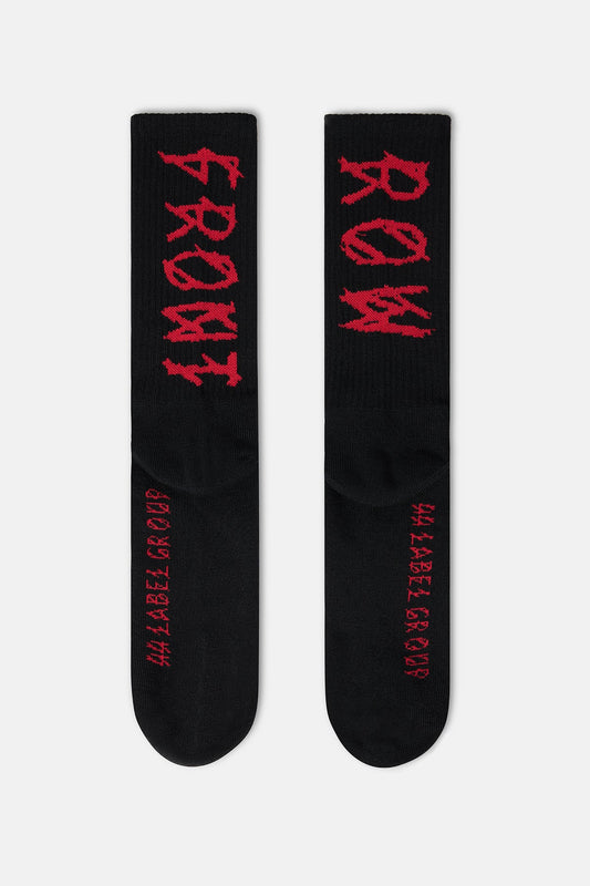 44Label Front Row Socks Black