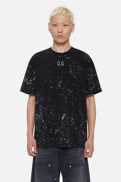 44Label Grey Stain Tee Black