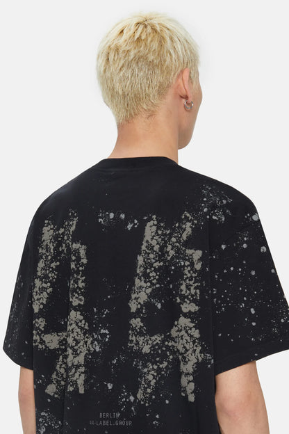 44Label Grey Stain Tee Black