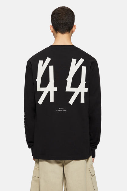 44Label Darkened Longsleeve Tee Black