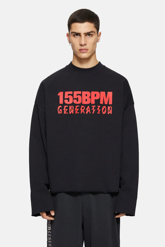 44Label Safe Space Crewneck Black