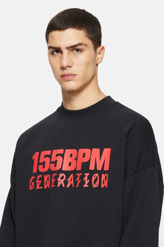 44Label Safe Space Crewneck Black