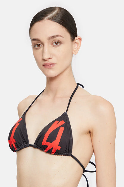 44Label Logo Bikini Black & Red