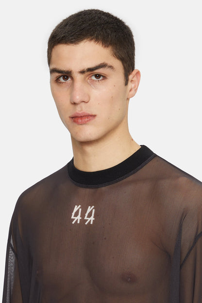 44Label Mesh Tee Black