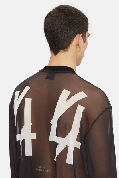 44Label Mesh Tee Black