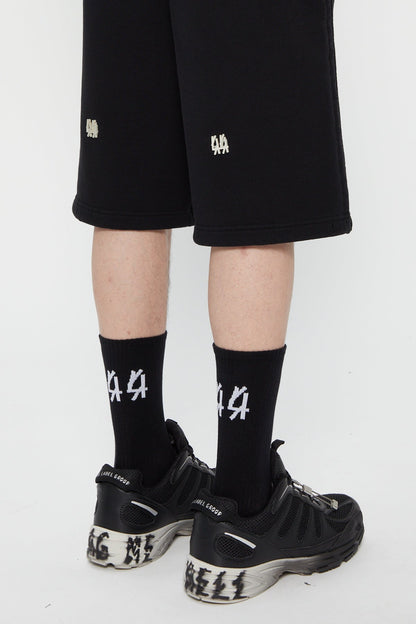 44Label Rivet Sw Shorts Black