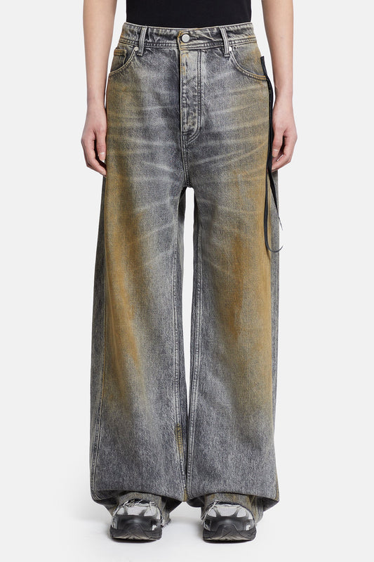 44Label Soil Denim Pant Greencast