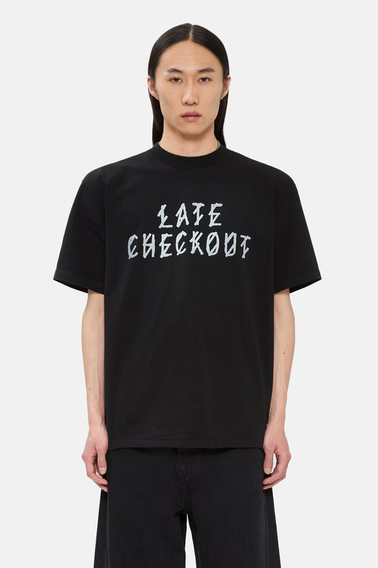 44Label Hotel Dirty White Black Tee