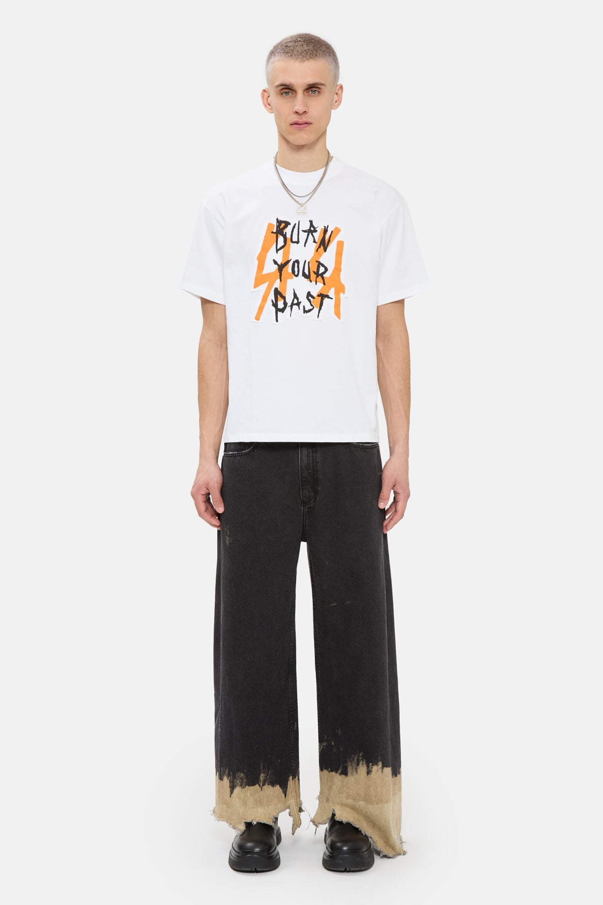44Label Burn Your Past Tee White