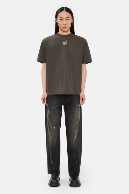 44Label Standard Tee Bigger Back Brown Palude +Mega 44 Sand