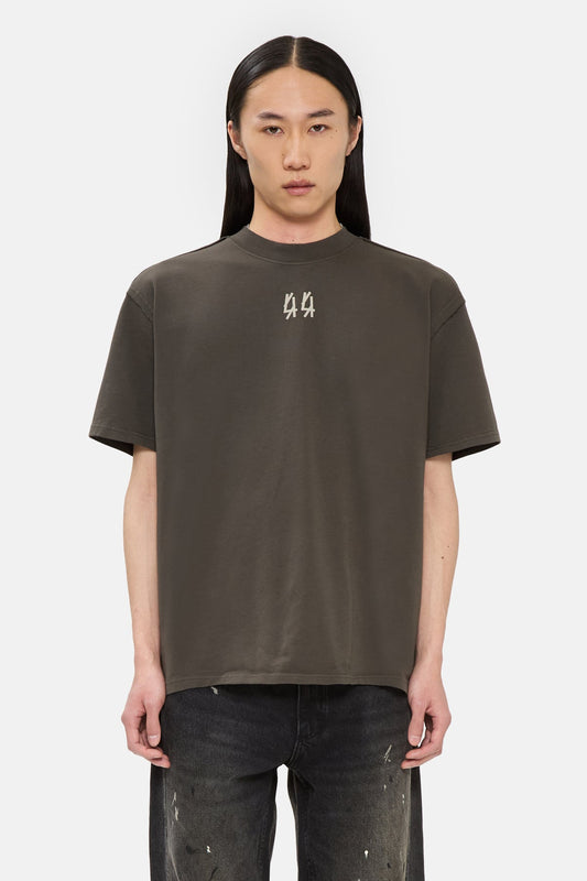 44Label Standard Tee Bigger Back Brown Palude +Mega 44 Sand