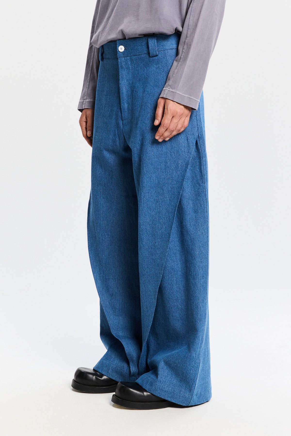 Bonsai Pence Super Loose Fit Pant Blue