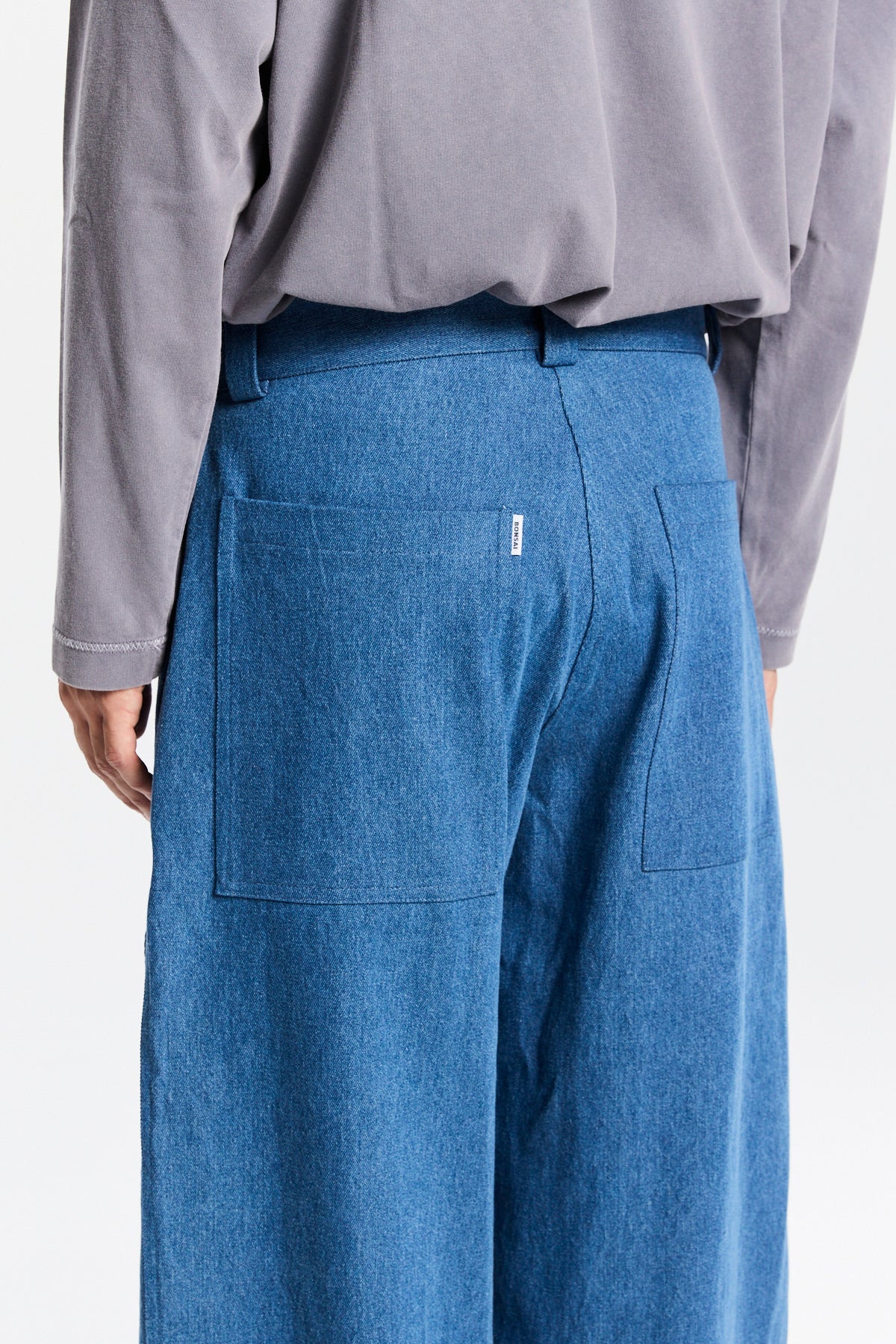 Bonsai Pence Super Loose Fit Pant Blue