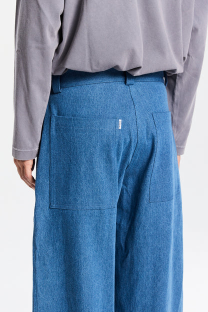 Bonsai Pence Super Loose Fit Pant Blue