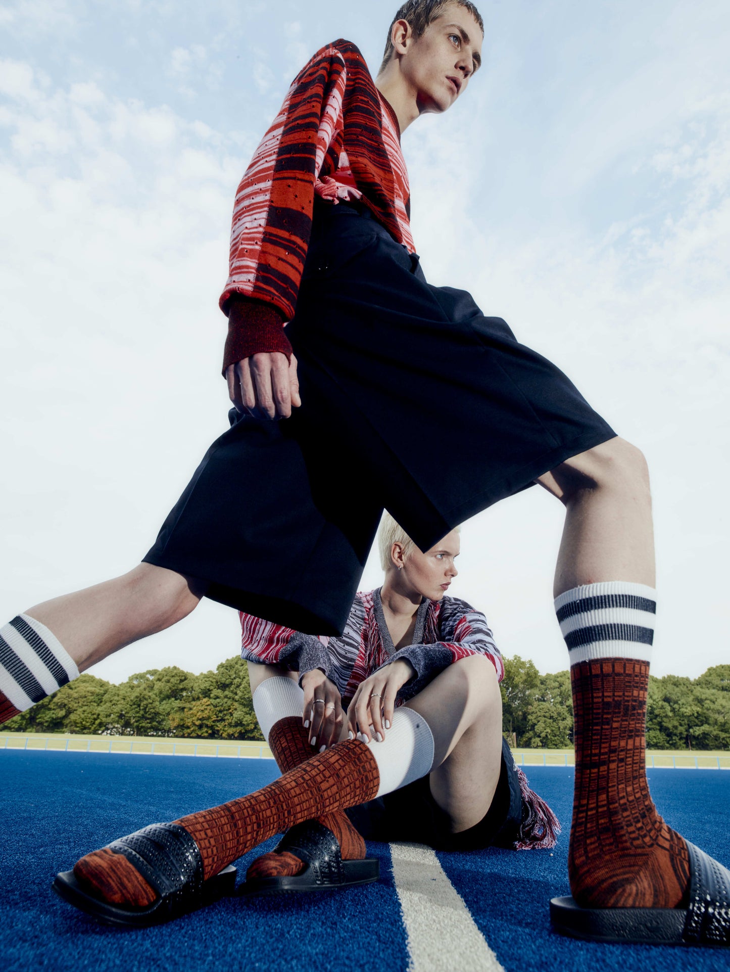 Cognomen Empathic Orange Socks