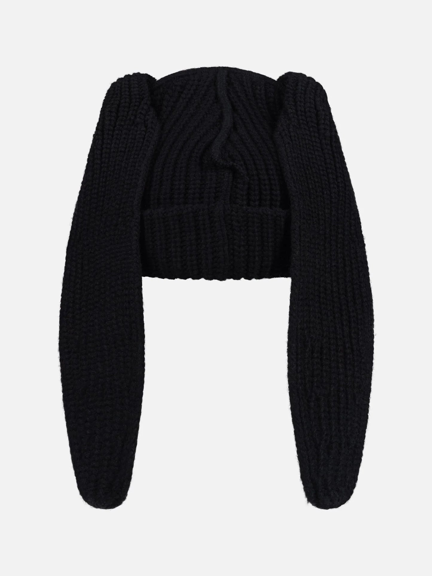 Charles Jeffrey LOVERBOY Chunky Rabbit Beanie Black