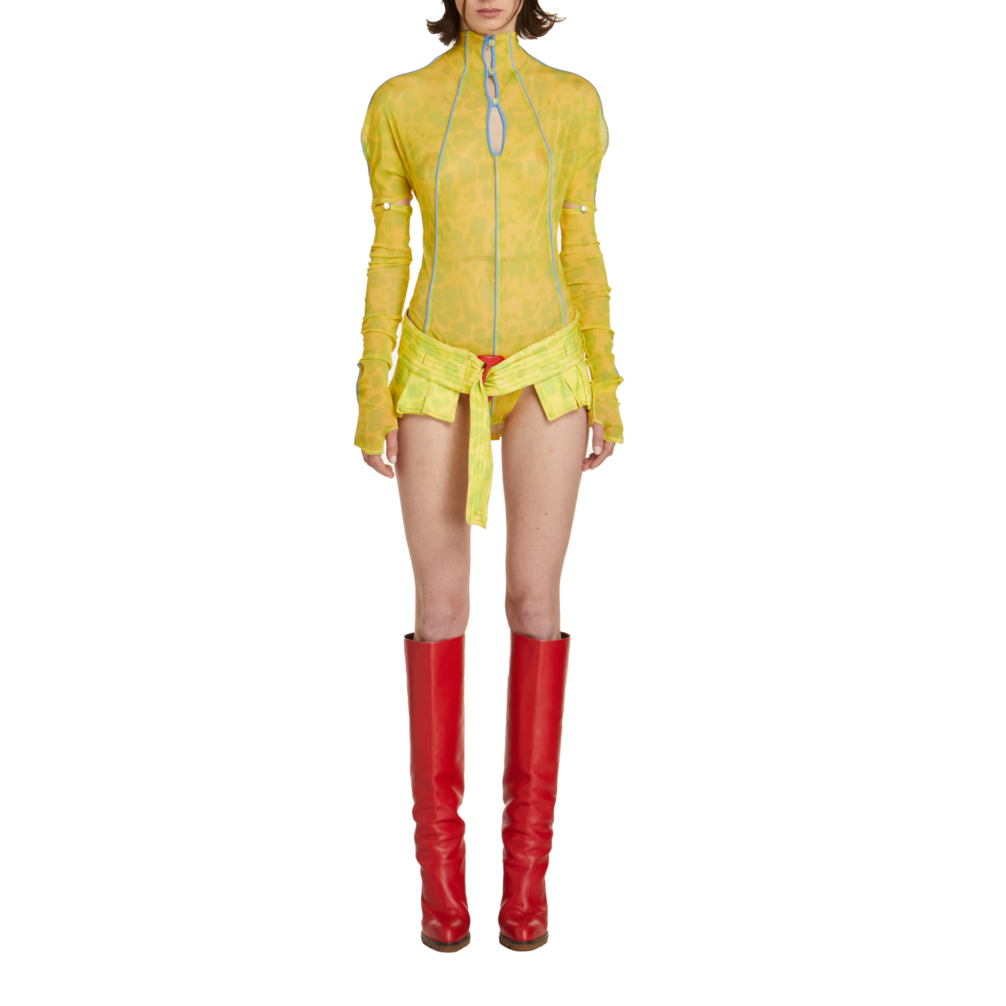 Giorgiandreazza Circle Lime Mesh Body