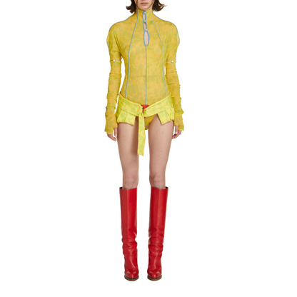 Giorgiandreazza Circle Lime Mesh Body