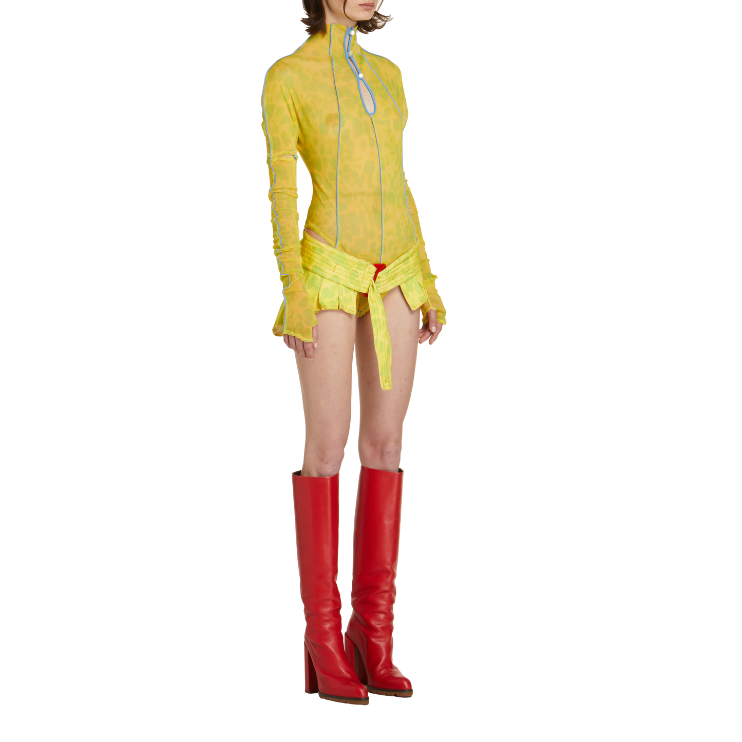 Giorgiandreazza Circle Lime Mesh Body