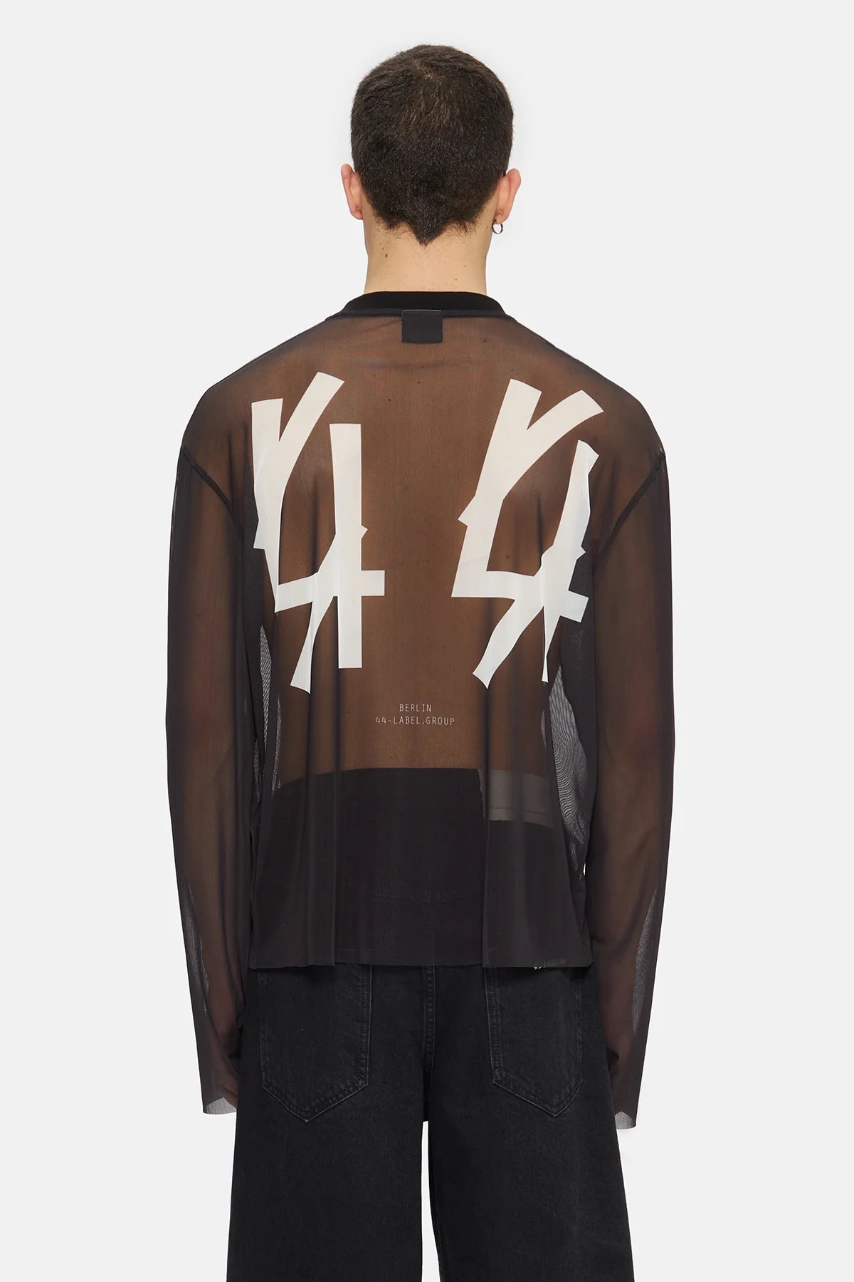 44Label Longsleeve Mesh Black
