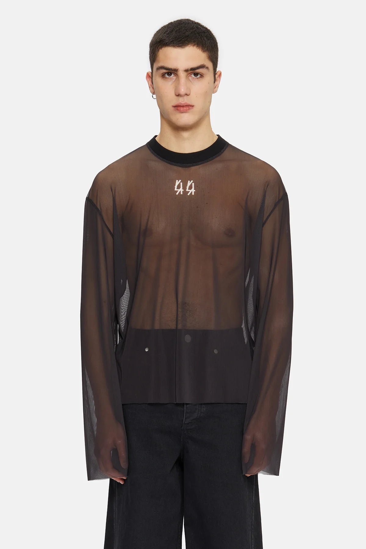 44Label Longsleeve Mesh Black