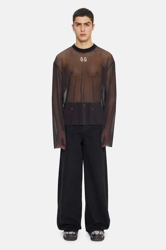 44Label Longsleeve Mesh Black