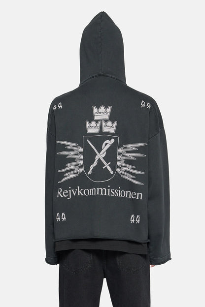 44Label Commision Zip Hoodie Black