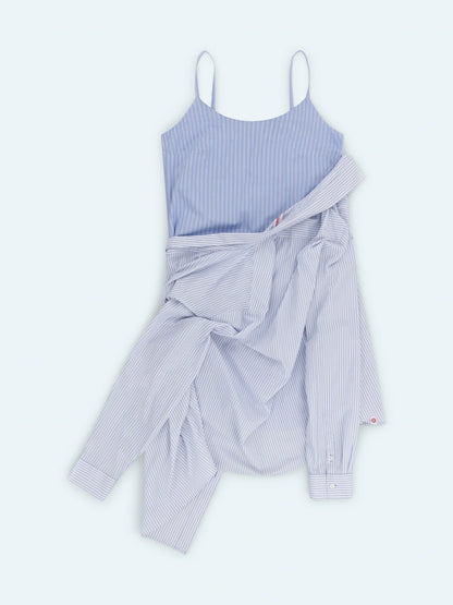 Charles Jeffrey LOVERBOY Hup Slip Dress Blue