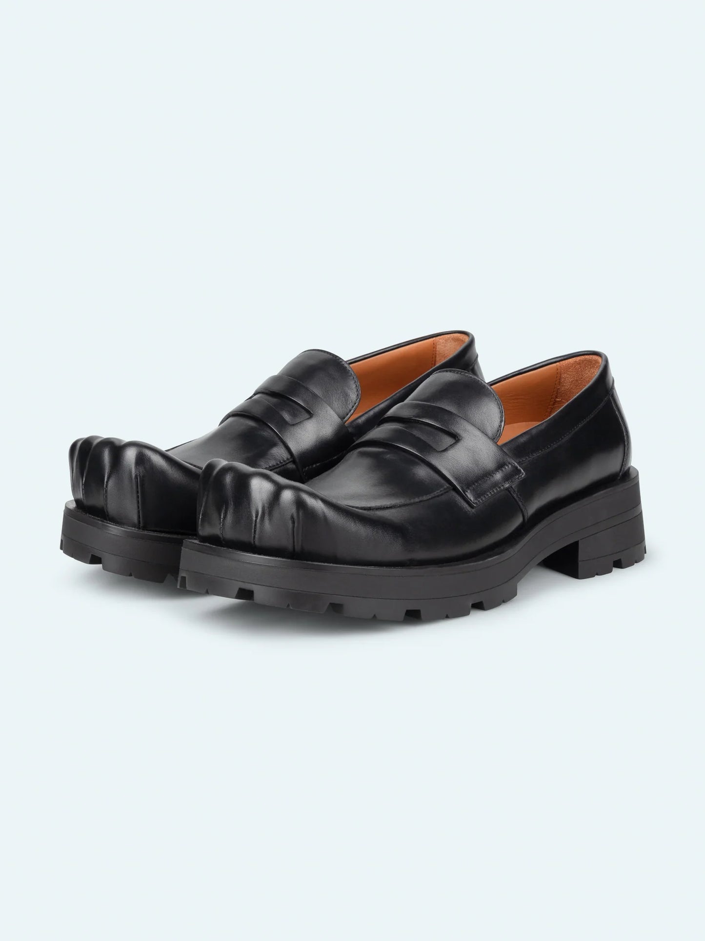 Charles Jeffrey LOVERBOY Sheathed Mocasin Moggies Black