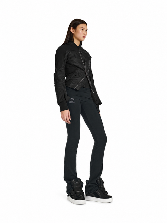 Ottolinger Woven Double-Closure Silhouette Bomber Black