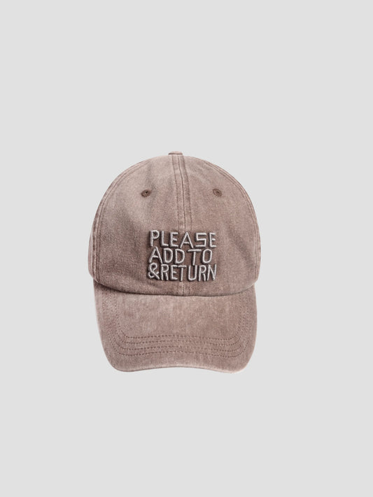 MISBHV Ray Johnson Cap Washed Grey