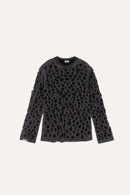 AVAVAV Distressed Longsleeve T-Shirt Black