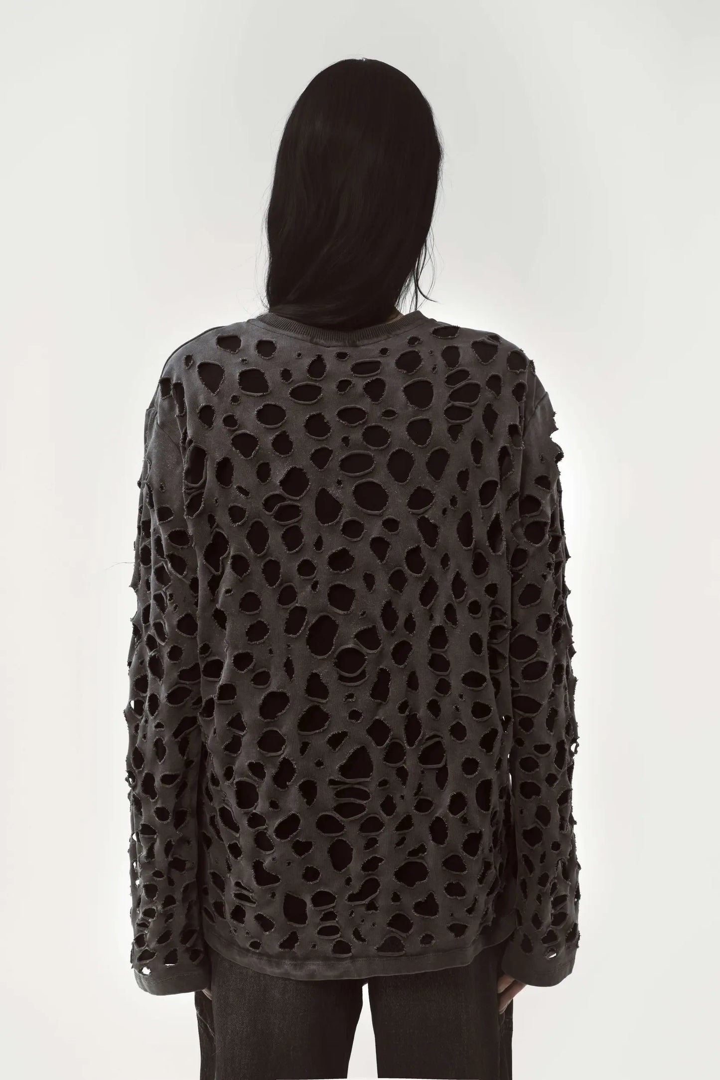 AVAVAV Distressed Longsleeve T-Shirt Black