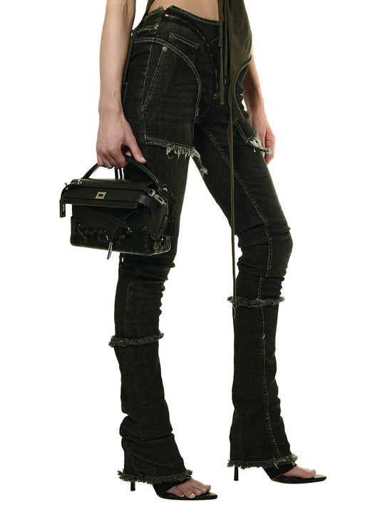 Ottolinger Open Back Jeans Black