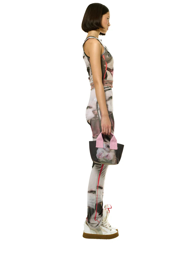 Ottolinger Mesh Pant Cat Print White